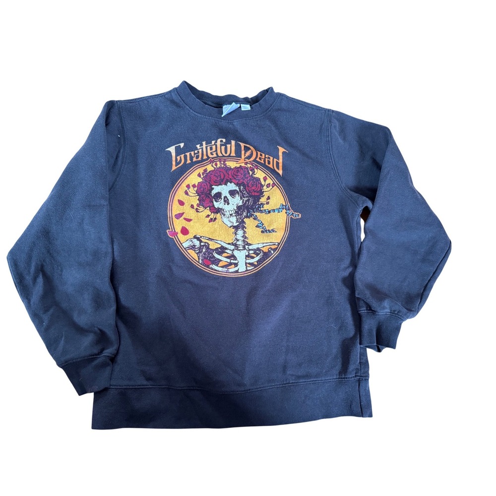 Grateful Dead grey crewneck graphic sweater‎